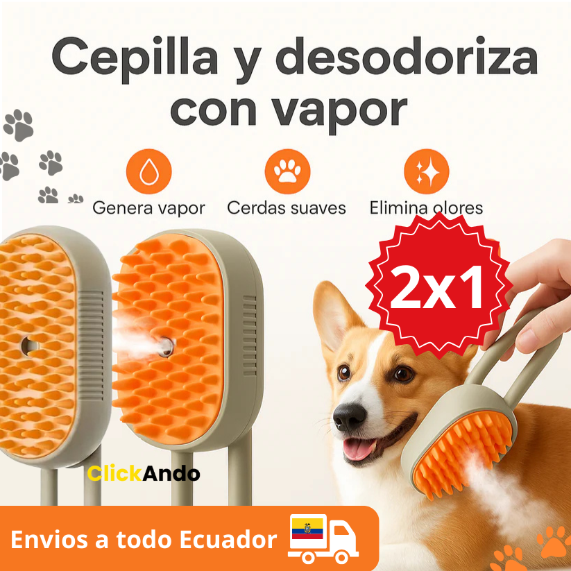 Cepillo a vapor para mascotas VAPO FRESH