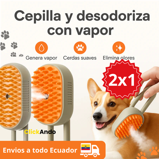 Cepillo a vapor para mascotas VAPO FRESH